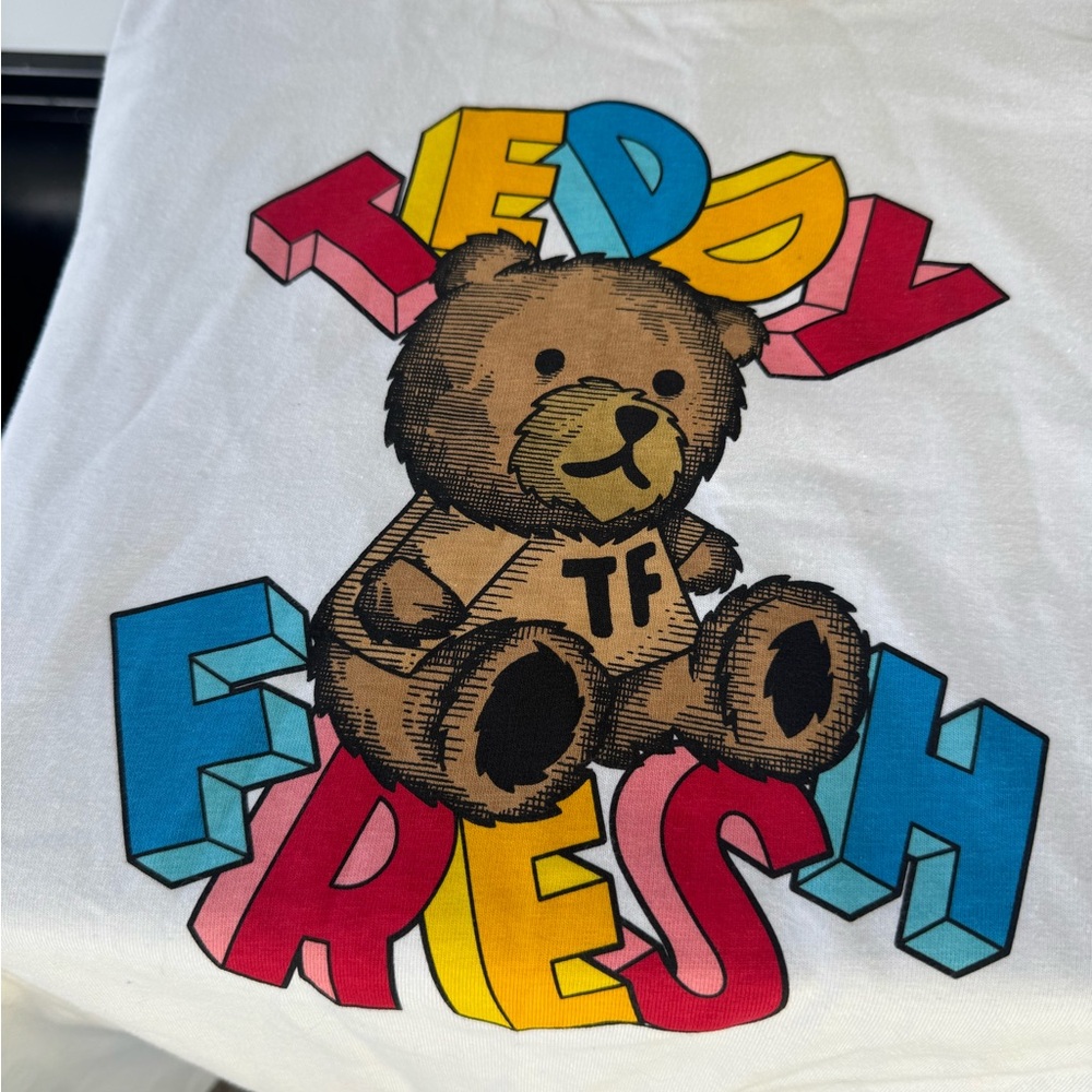 Teddy Fresh Unisex Graphic T-Shirt - White